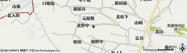 愛知県豊橋市石巻本町（北野中）周辺の地図
