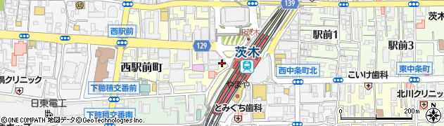八剣伝 茨木西駅前店周辺の地図