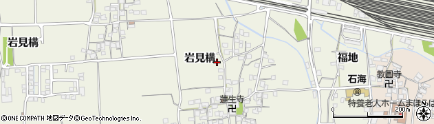 兵庫県太子町（揖保郡）岩見構周辺の地図
