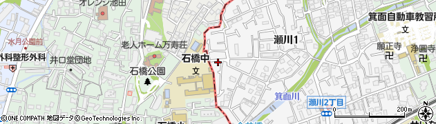 瀬川第1ちびっ子広場周辺の地図