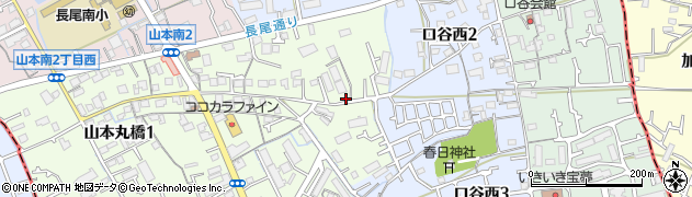 リパーク宝塚山本丸橋２丁目駐車場周辺の地図