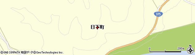 広島県三次市日下町周辺の地図