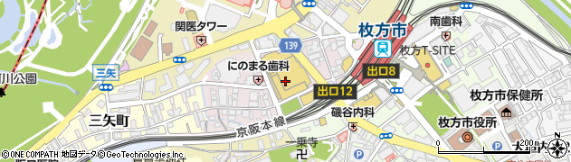 株式会社ＡＢＣクラフト　枚方ビオルネ店周辺の地図