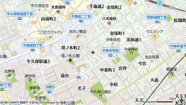 〒442-0881 愛知県豊川市塔ノ木町の地図