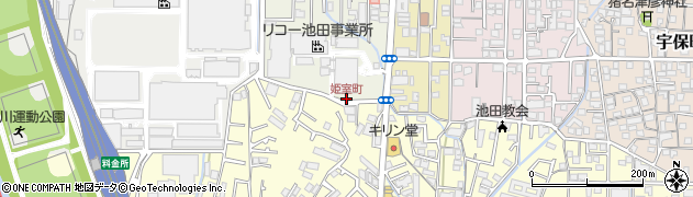 姫室町周辺の地図
