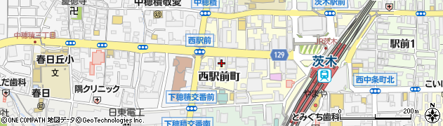 ライゼボックス茨木駅前周辺の地図