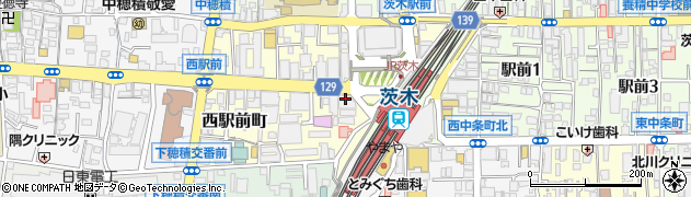 りそな銀行茨木西支店周辺の地図