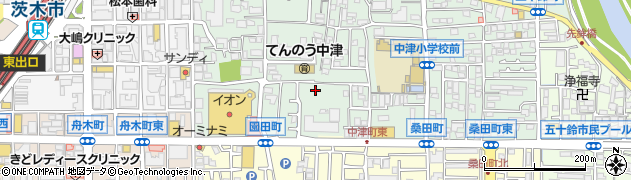 株式会社カネカ　茨木清風寮周辺の地図