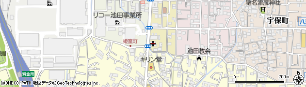 キグナス石油販売株式会社　池田ＳＳ周辺の地図