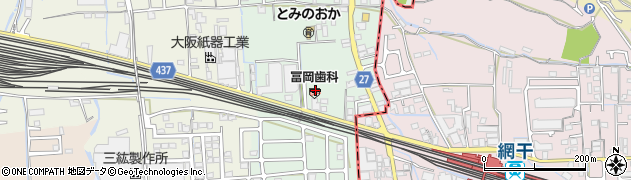 冨岡歯科医院周辺の地図