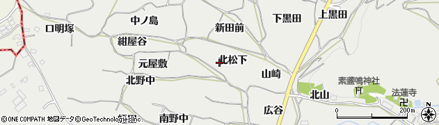 愛知県豊橋市石巻本町（北松下）周辺の地図