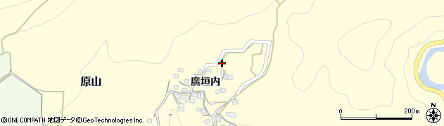 京都府和束町（相楽郡）原山（廣垣内）周辺の地図