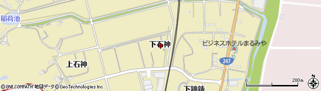 愛知県知多郡武豊町冨貴下石神周辺の地図
