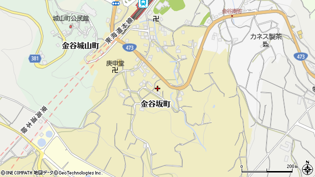 〒428-0023 静岡県島田市金谷坂町の地図