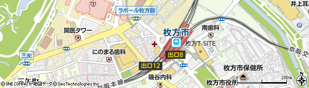 みずほ証券株式会社　枚方支店周辺の地図