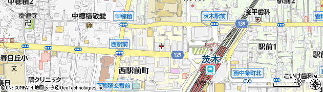 富国生命保険相互会社　茨木第一営業所周辺の地図