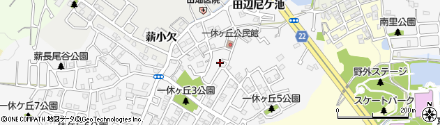 京都府京田辺市田辺狐川周辺の地図