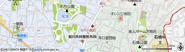 池田井口堂郵便局 ＡＴＭ周辺の地図