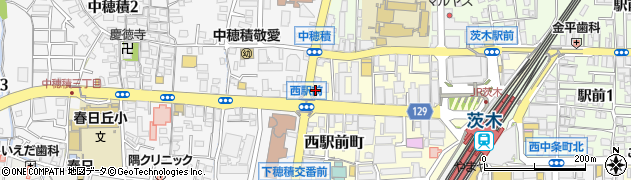 ポーラザビューティ茨木店周辺の地図