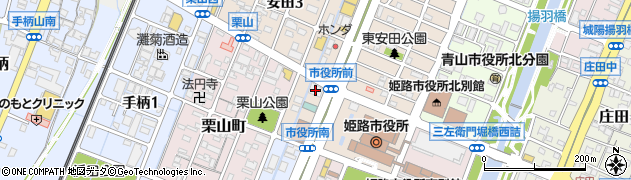 ＥＮＥＯＳ姫路市役所前ＳＳ周辺の地図