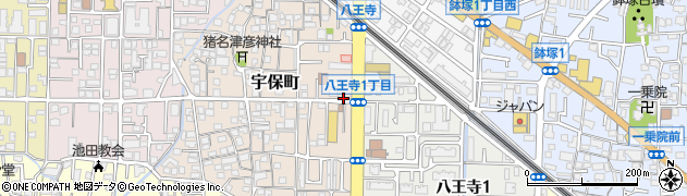 リパーク池田宇保町駐車場周辺の地図