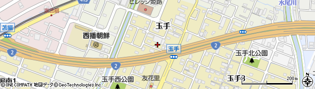 兵庫県姫路市玉手454周辺の地図