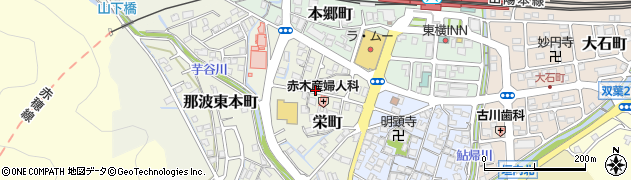 兵庫県相生市栄町周辺の地図