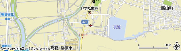 勝原迎田公園周辺の地図