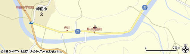 広島県庄原市峰田町1445周辺の地図