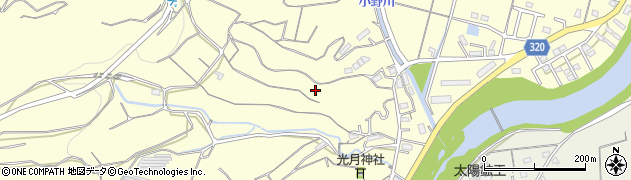 静岡県浜松市浜名区細江町小野周辺の地図