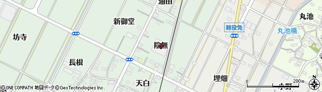 愛知県西尾市吉良町富田（陰無）周辺の地図