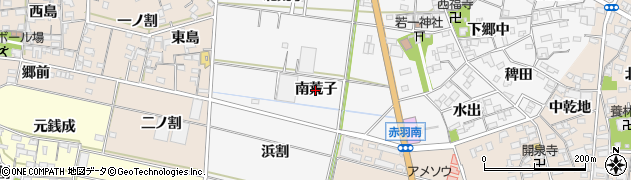 愛知県西尾市一色町赤羽（南荒子）周辺の地図