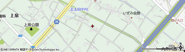 静岡県焼津市上泉1077周辺の地図