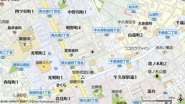 〒442-0887 愛知県豊川市明野町の地図