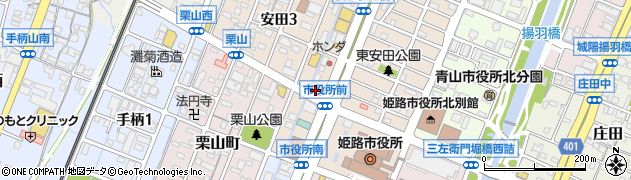 株式会社福屋不動産販売　姫路市役所前店周辺の地図