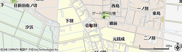 愛知県西尾市一色町中外沢（壱町割）周辺の地図