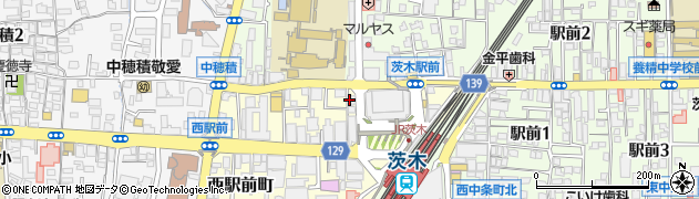 賃貸のエスト　ＪＲ茨木店周辺の地図