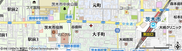 住友生命保険相互会社　茨木支社北摂支部周辺の地図