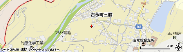 岡山県備前市吉永町三股周辺の地図