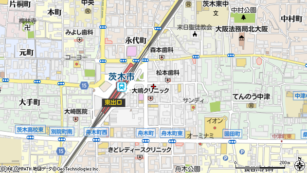 〒567-0829 大阪府茨木市双葉町の地図