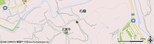 兵庫県神戸市北区淡河町行原周辺の地図