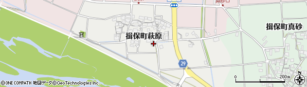 萩原公民館周辺の地図