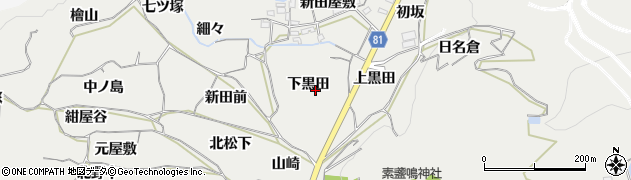 愛知県豊橋市石巻本町（下黒田）周辺の地図
