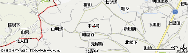愛知県豊橋市石巻本町（中ノ島）周辺の地図