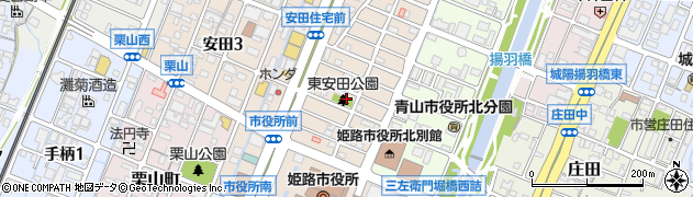 東安田公園周辺の地図