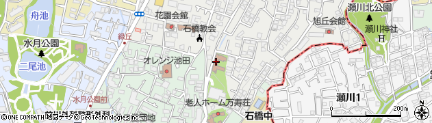 池田市立老人福祉施設養護老人ホーム白寿荘周辺の地図