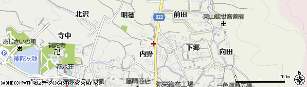 愛知県蒲郡市一色町明徳6周辺の地図