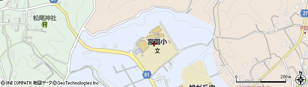 森町立宮園小学校周辺の地図