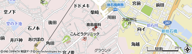 愛知県蒲郡市鹿島町柴崎11周辺の地図
