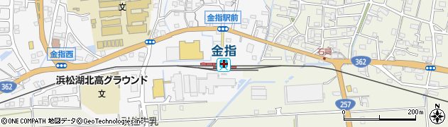 金指駅周辺の地図